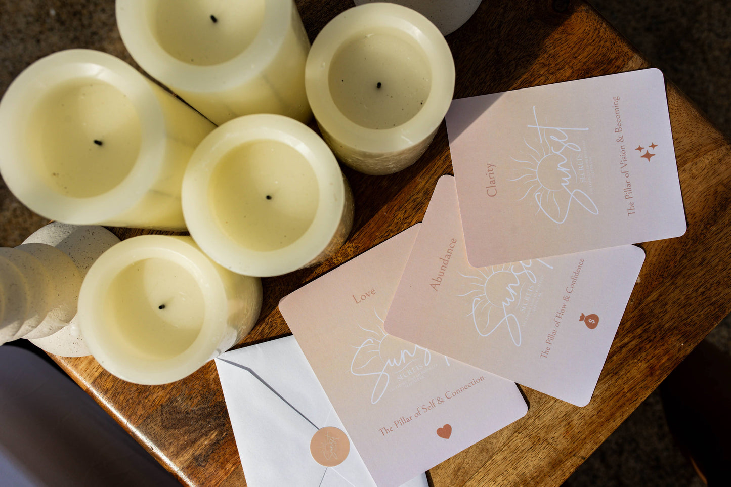 3 Pillars of Power Affirmation Cards